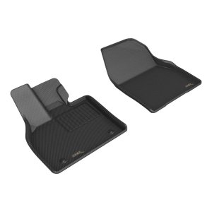 Toyota BZ4X Floor Mats - Front - 3D MAXpider - Kagu - Black - `23-`27